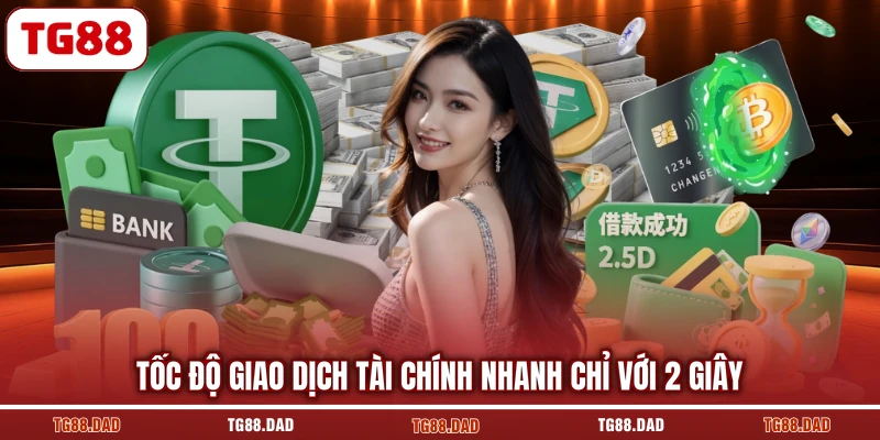 Tốc độ giao dịch tài chính nhanh chỉ với 2 giây